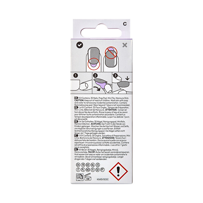 Kiss Self-adhesive nails ImPRESS Nails - Ideal 30 pcs priemonė nagams