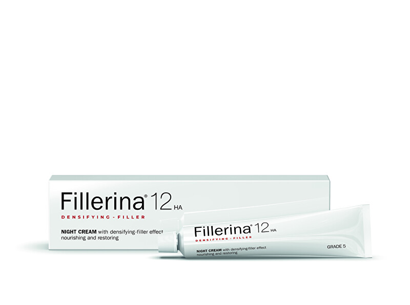 Fillerina Night cream against wrinkles 12HA grade 5 (Night Cream) 50 ml 50ml vietinės priežiūros priemonė
