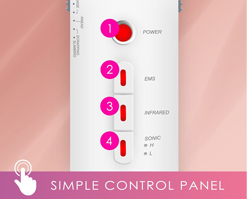 BeautyRelax 3-in-1 ultrasonic cavitation BR-720 prietaisas masažui