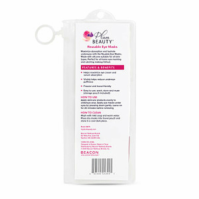 PlumBeauty Hydrogel eye mask (Reusable Eye Mask) 2 pcs vietinės priežiūros priemonė