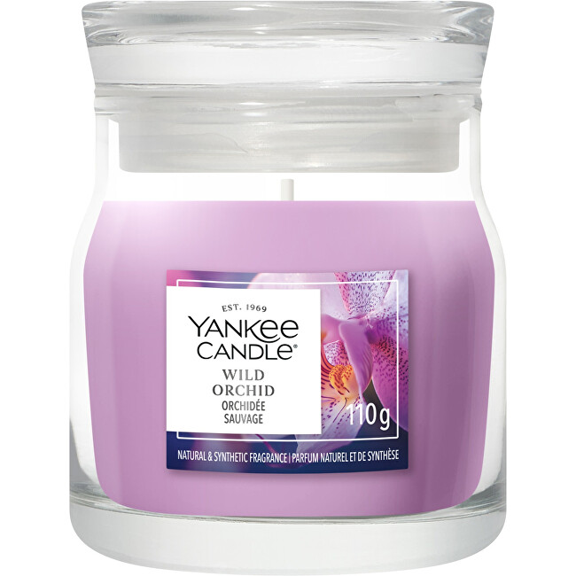 Yankee Candle Signature scented candle glass small Wild Orchid 110 g kvepianti žvakė