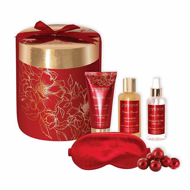 Parisax Gift set night relaxation ritual Frozen strawberries & Vanilla 6 pcs Moterims