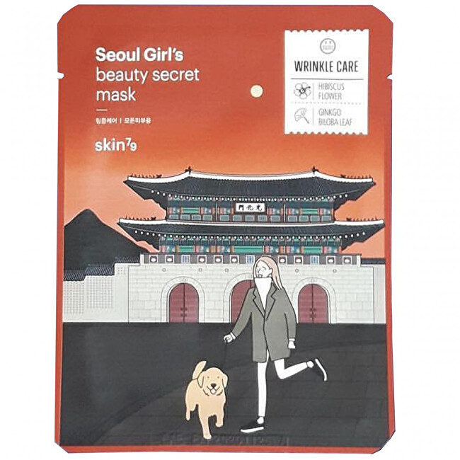 skin79 Plátýnková maska proti vráskám Seoul Girl`s Beauty Secret Mask (Wrinkle Care Mask ) 20 g Moterims