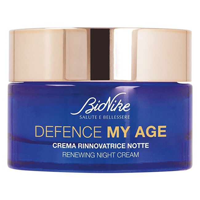 BioNike DEFENCE MY AGE - renewing night cream - nourishment - radiance - suppleness - vase 50 ml 50ml Moterims
