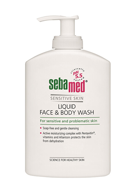 SebaMed Gentle wash lotion for the face and body with a pump Classic(Liquid Face & Body Wash) 400 ml 400ml
