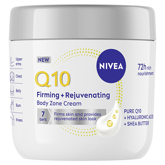 Nivea Firming and Rejuvenating Body Zone Cream Q10 400 ml 400ml Moterims