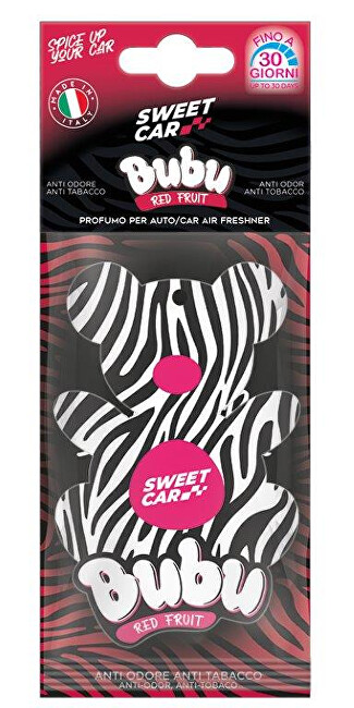 Sweet Home Collection Red Fruit Car Air Freshner Automobilio kvapas Unisex