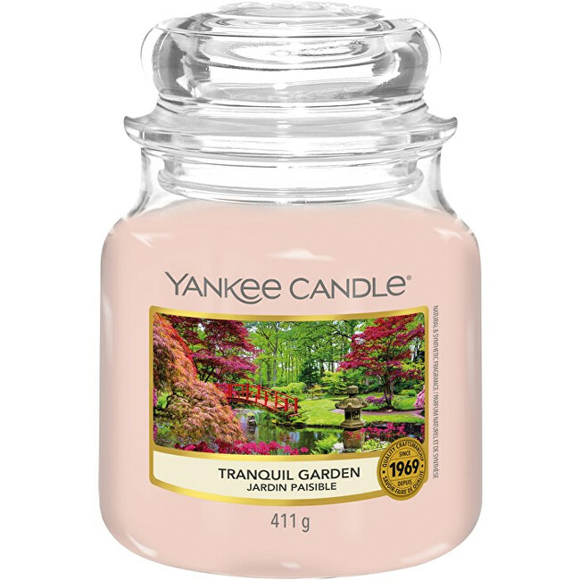 Yankee Candle Aromatic candle Classic medium Tranquil Garden 411 g Unisex