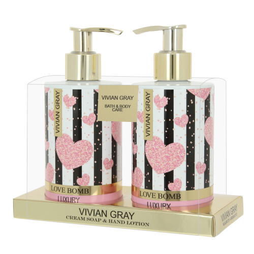 Vivian Gray Love Bomb Body Care Cosmetic Set Moterims