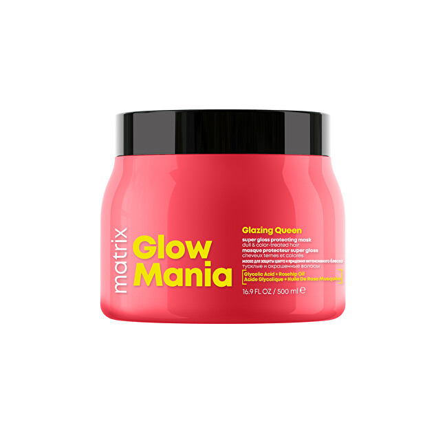 Matrix Mask for dyed hair Glow Mania Glazing Queen (Super Gloss Protecting Mask) 500 ml 500ml Moterims
