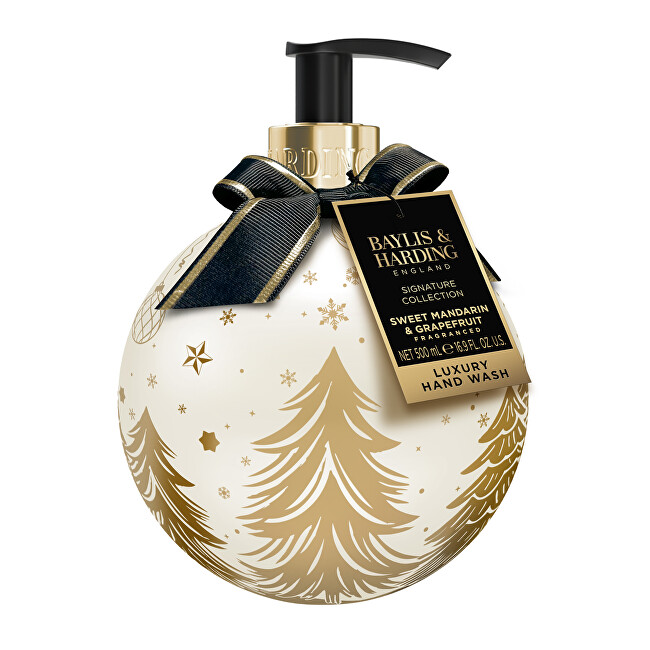 Baylis & Harding Liquid soap in a Christmas flask Mandarin & Grapefruit Vonios ir du&scaron;o priemonė Moterims