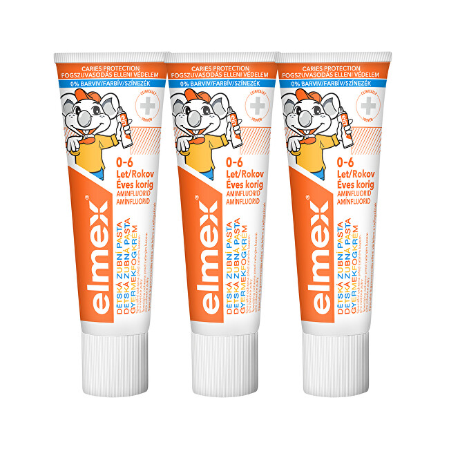 Elmex Children´s toothpaste Kids Trio 3 x 50 ml 50ml Vaikams