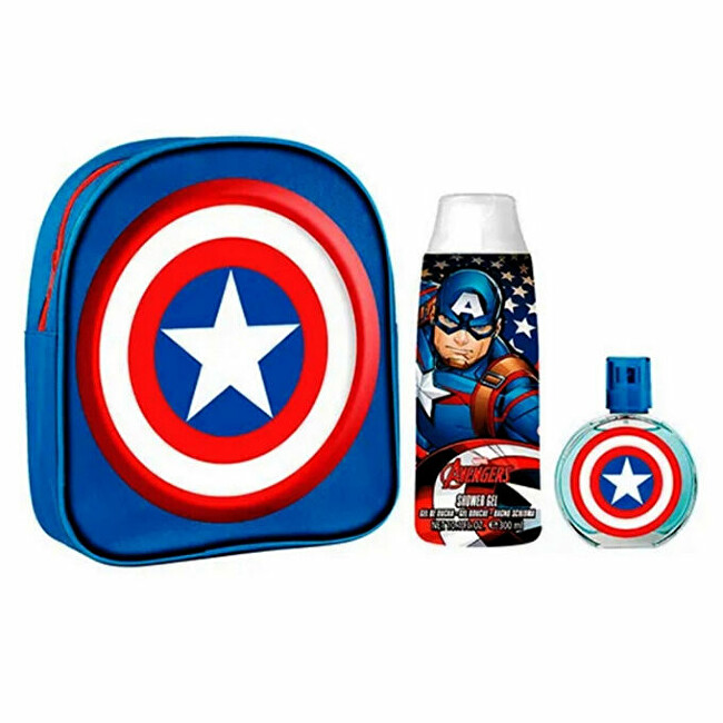 EP Line Captain America - EDT 50 ml + backpack + shower gel 300 ml 50ml Captain America - EDT 50 ml + backpack + shower gel 300 ml Vaikams Rinkinys