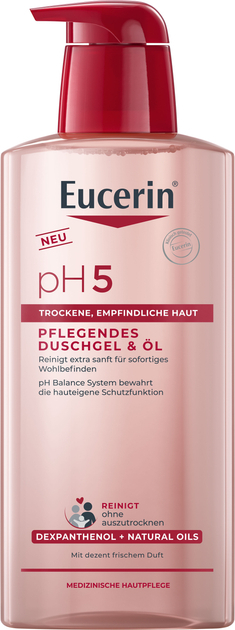Eucerin Shower Gel & Oil pH5 (Shower Gel & Oil) 400ml Moterims