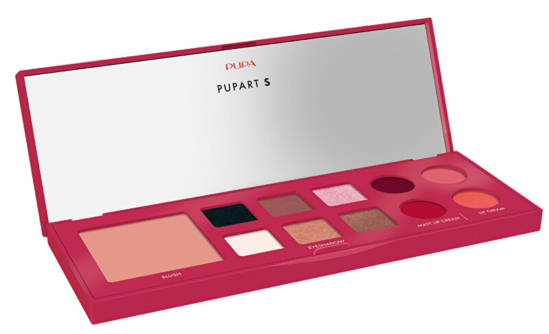 PUPA Milano Cheek palette Pupart Small Burgundy (Palette) 9.1 g Moterims