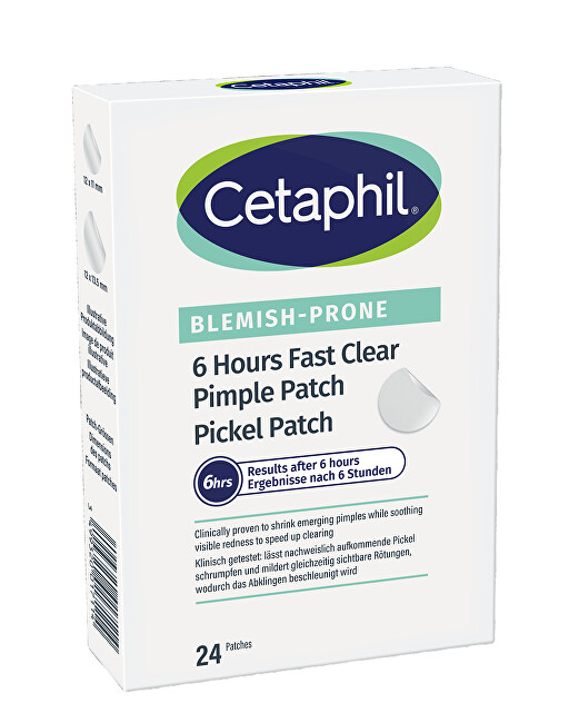 Cetaphil Topical acne patches 6 Hour Fast Clear Pimple Patch 24 pcs Moterims