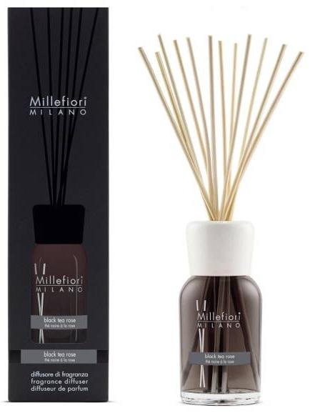 Millefiori Milano STICK DIFFUSER 500 ml BLACK TEA ROSE 500ml Unisex