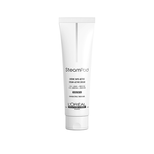 L&acute;Or&eacute;al Professionnel Filling and smoothing cream for heat treatment of hair Steampod (Steam- Active C ream) 150 ml 150ml Moterims
