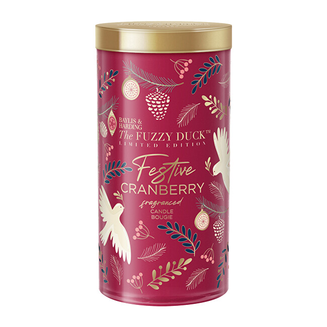 Baylis & Harding Scented candle Winter Kingdom Festive Cranberry (Fragranced Candle) 390 g kvepianti žvakė