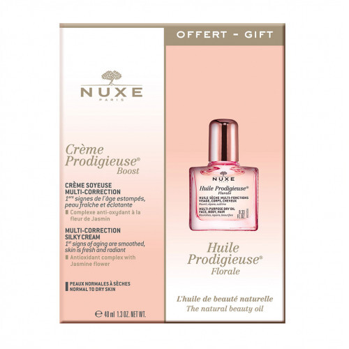 Nuxe Creme Prodigieuse skin softening gift set Moterims