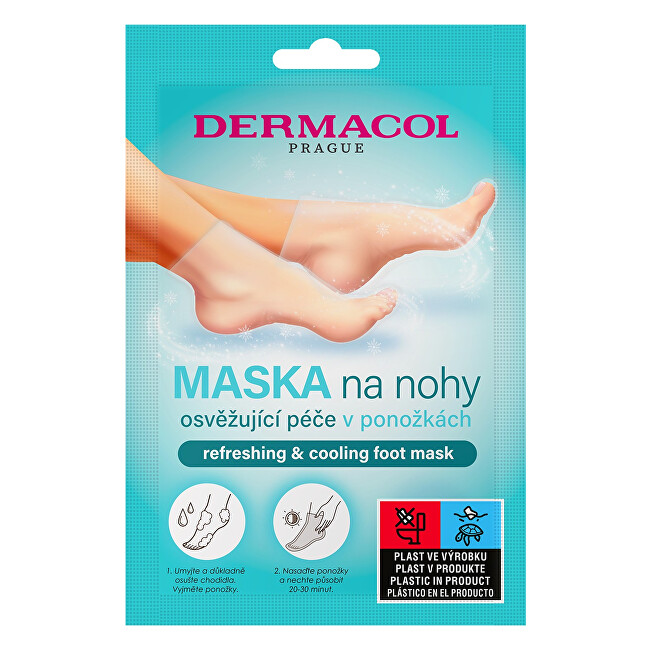 Dermacol Refreshing foot mask in socks (Foot Mask) Moterims