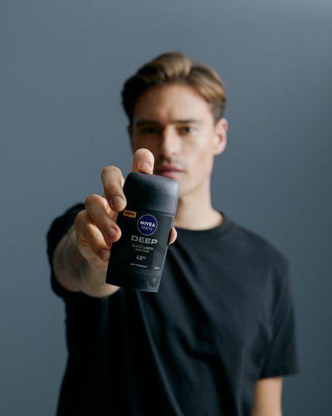 Nivea Solid antiperspirant Deep Black Carbon 50 ml 50ml dezodorantas