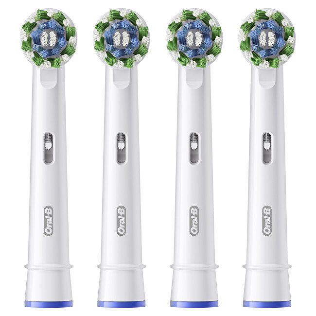 Oral B Cross Action EB50 replacement brush heads 4 pcs. dantų &scaron;epetėlis