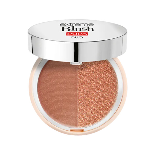 PUPA Milano Extreme Blush Duo 4 g 110 Radiant Amaranth - Glow Watermelon skaistalai