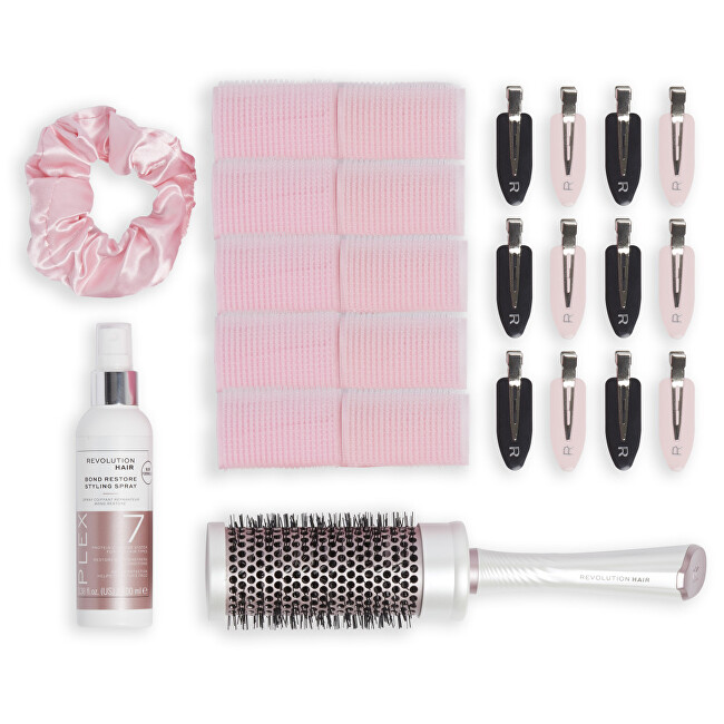 Revolution Haircare Plex Heat Protect Blowout Gift Set atstatomoji plaukų priežiūros priemonė
