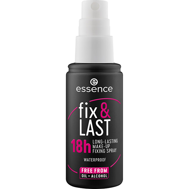 Essence Waterproof makeup fixing spray Fix & Last 18h (Waterproof Fixing Spray) 50 ml 50ml makiažo fiksatorius
