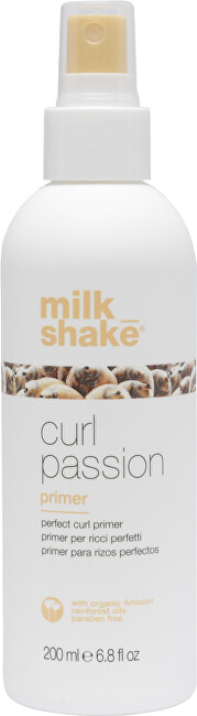 Milk Shake Curl Passion Primer Leave-in Treatment 200 ml 200ml nenuplaunama plaukų priežiūros priemonė