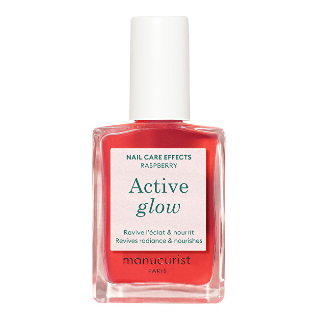 Manucurist Active Glow Nail Care Effects nail polish 15 ml Raspberry priemonė nagams