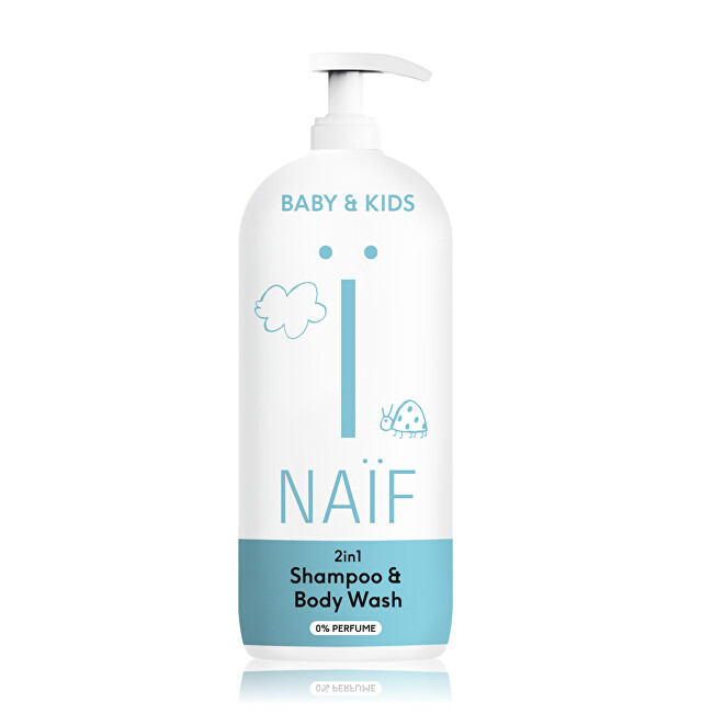 NA&Iuml;F 2-in-1 washing gel and shampoo for children and babies Shampoo & Body Wash 500ml Vaikams