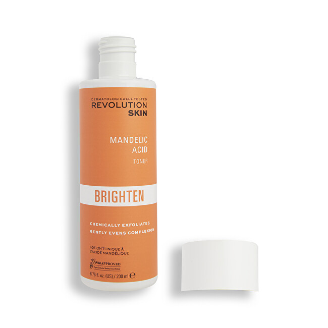 Revolution Skincare Brighten skin tonic (Mandelic Acid Toner) 200 ml 200ml makiažo valiklis