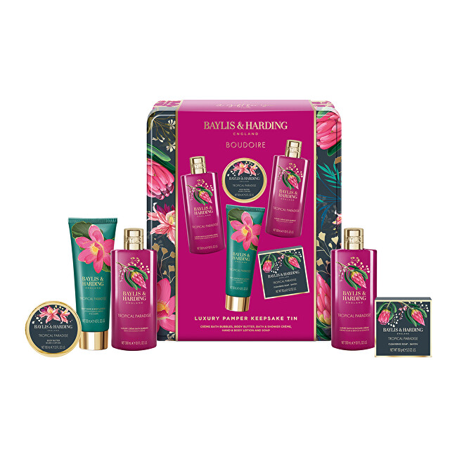 Baylis & Harding Boudoire Gift Set - Tropical Paradise 5 pcs Moterims