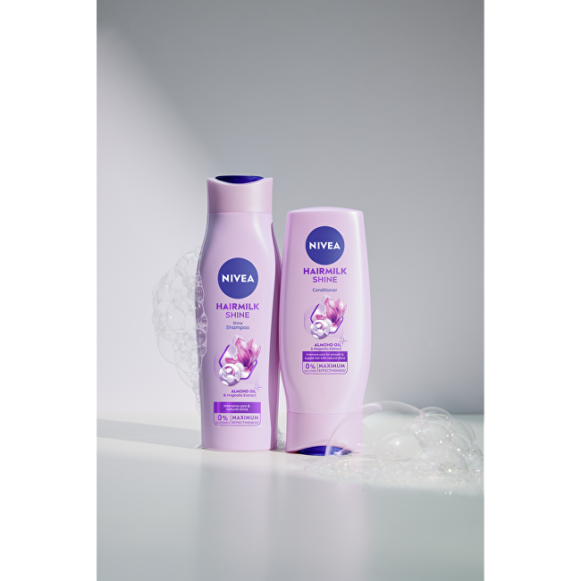 Nivea Hairmilk Shine Shampoo 250ml &scaron;ampūnas