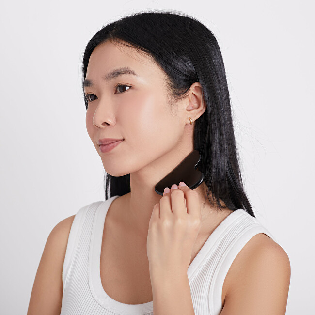 PlumBeauty Gua Sha Stone Obsidian (Sculpting Stone) kosmetinis prietaisas