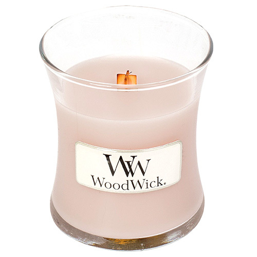 WoodWick Scented candle vase Vanilla & Sea Salt 85 g kvepianti žvakė