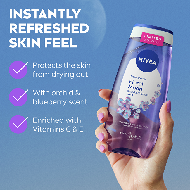 Nivea Shower gel Floral Moon Shower Gel 250 ml 250ml Moterims