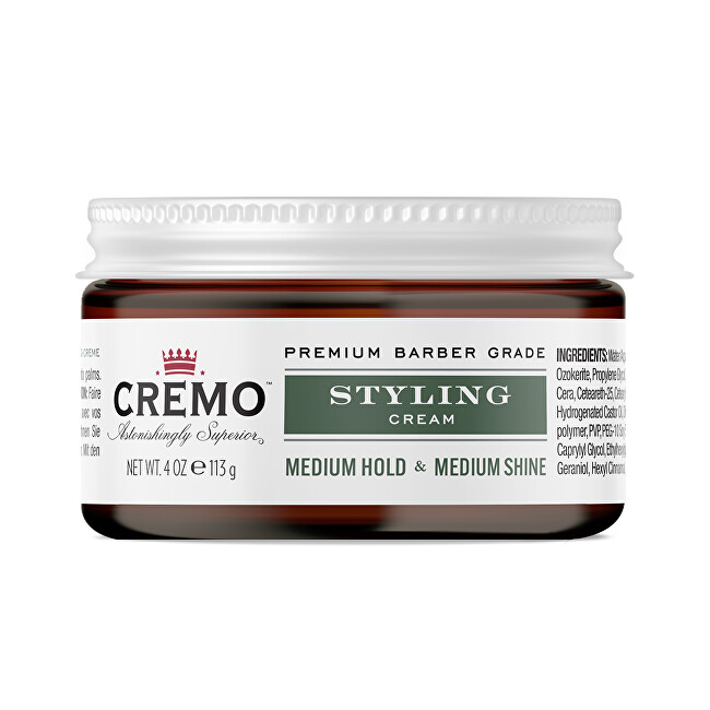 Cremo Hair styling cream Medium Hold & Medium Shine (Styling Cream) 113 g modeliavimo priemonė