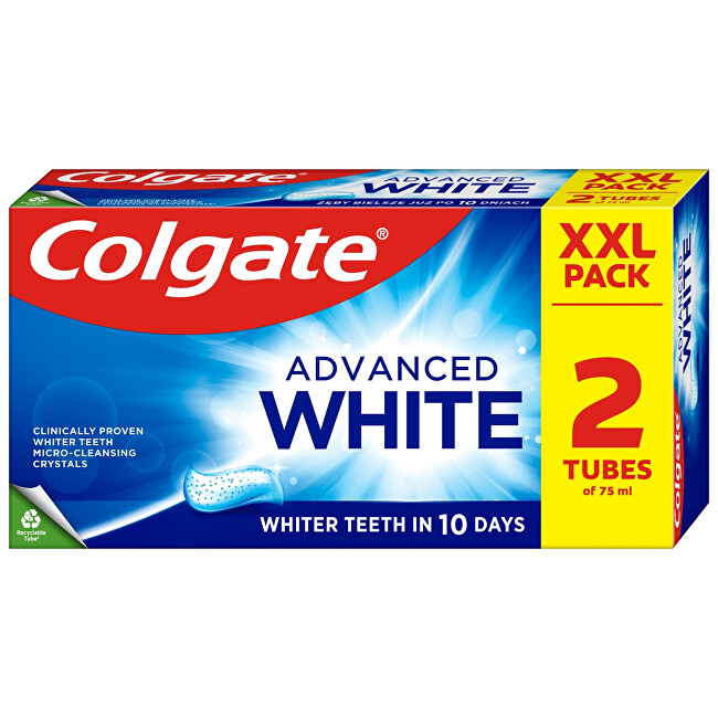 Colgate Advanced White Whitening Toothpaste 2 x 75 ml 75ml dantų pasta