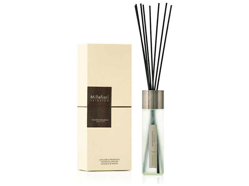 Millefiori Milano SELECTED STICK DIFFUSER 350 ML SMOKED BAMBOO Unisex