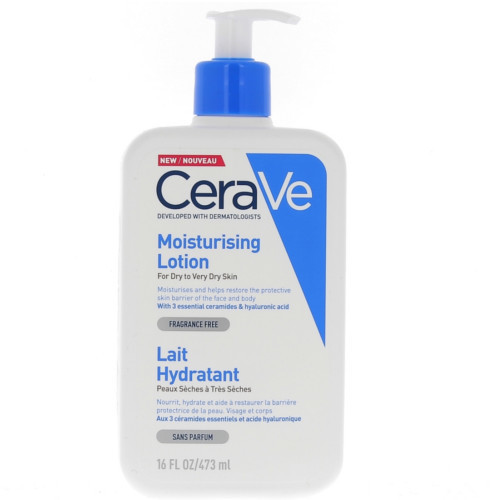 CeraVe Hydrating Milk for Dry to Very Dry Skin (Moisturising Lotion) 473ml Unisex