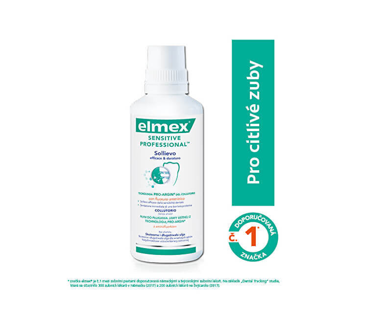 Elmex Mouthwash for sensitive teeth Sensitiv e Professional 400 ml Dantų emalį stiprinanti priemonė