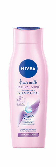 Nivea Caring Shampoo with Milk and Silk Proteins for Glossy Hair without Shine Hair milk Shine ( Care Sham 400ml šampūnas