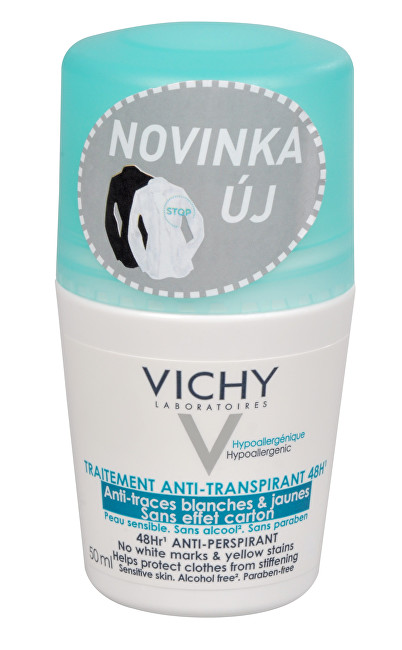 Vichy 48-hour antiperspirant ball against white and yellow stain 50 ml 50ml Moterims