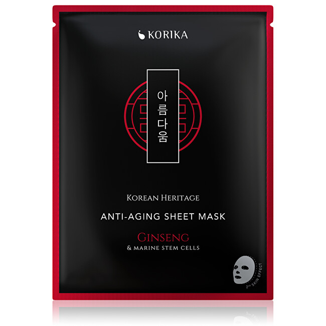 KORIKA Anti-Aging Sheet Masks Set vietinės priežiūros priemonė