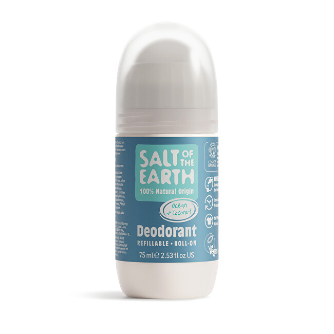 Salt of the earth Natural roll-on deodorant Ocean & Coconut Deo Roll-on Dezodorantas Dezodorantas ir antiperspirantas Unisex