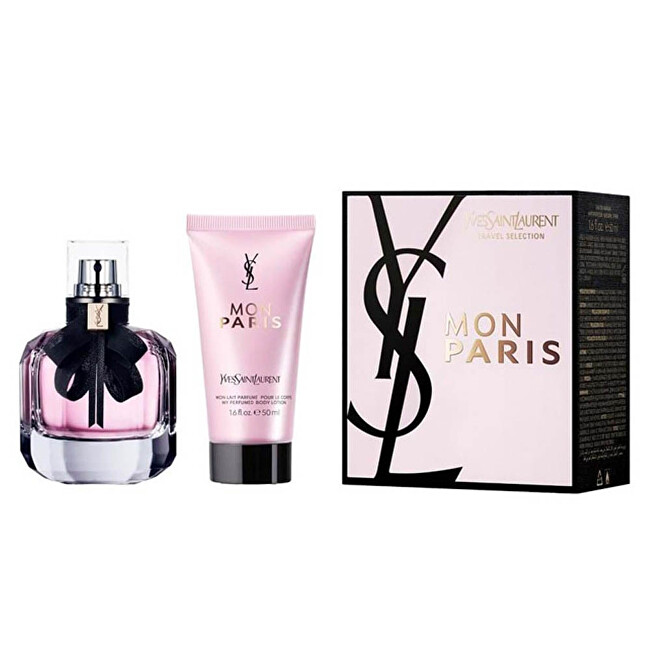 Yves Saint Laurent Mon Paris - EDP ​​50 ml + body lotion 50 ml 50ml Mon Paris - EDP ​​50 ml + body lotion 50 ml Moterims Rinkinys