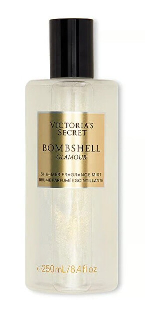 Victoria's Secret Bombshell Glamour Shimmer - třpytiv&yacute; tělov&yacute; z&aacute;voj 250ml Moterims